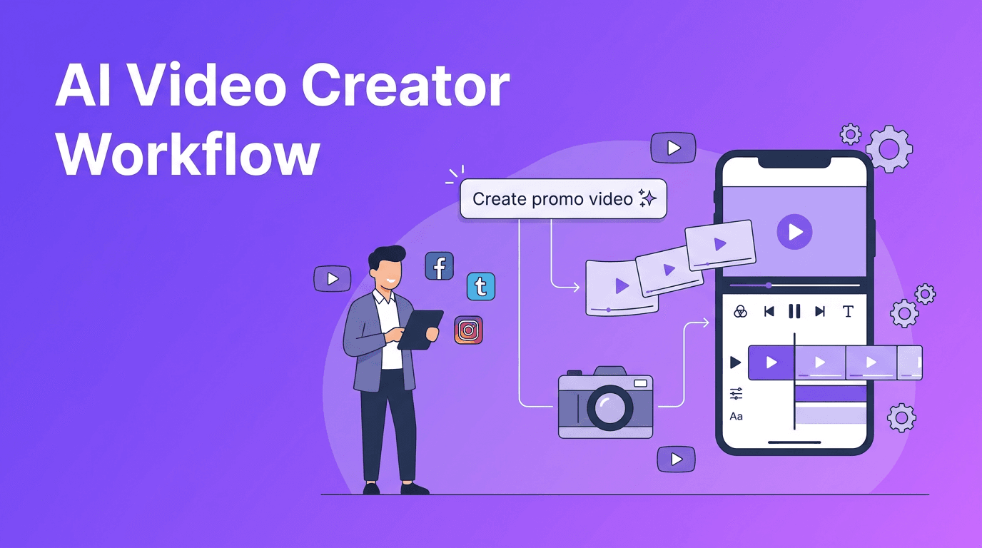 AI Video Creator Workflow: How to Make Professional Videos Faster
