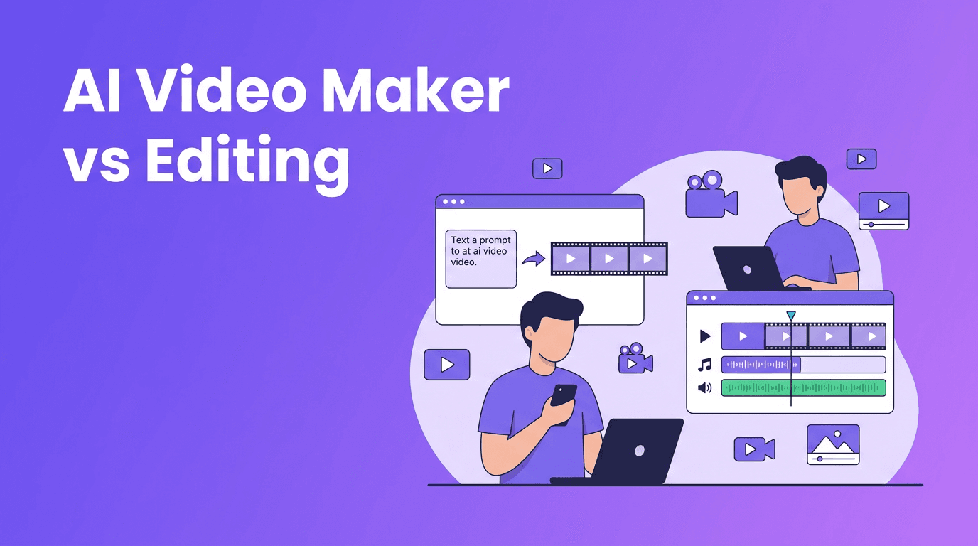 AI Video Maker vs Traditional Editing: What Creators Should Know