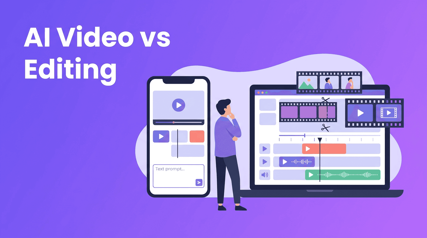 AI Video Maker vs Traditional Editing: 7 Smart Differences That Matter