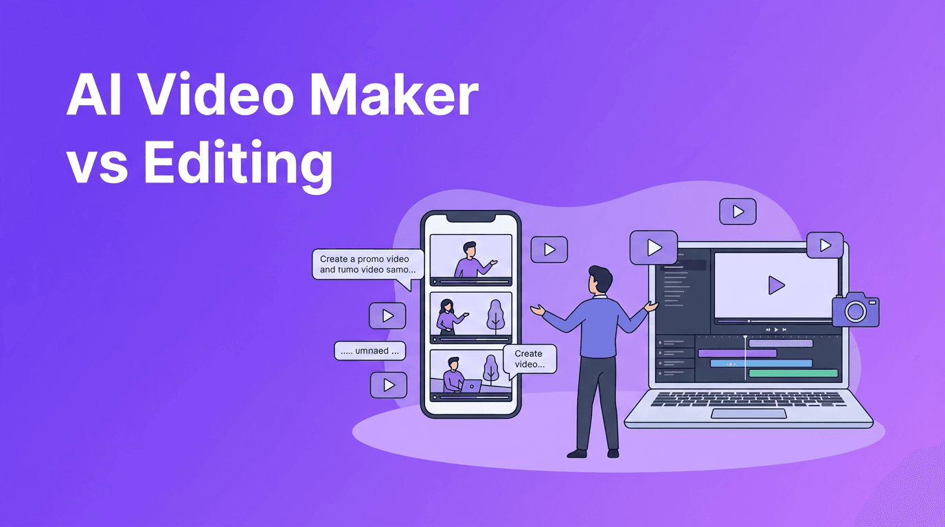 AI Video Maker vs Traditional Editing: What Creators Should Know