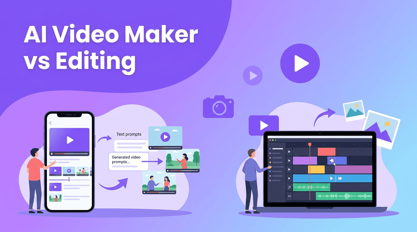 AI Video Maker vs Traditional Editing: How to Create Faster, Smarter Videos
