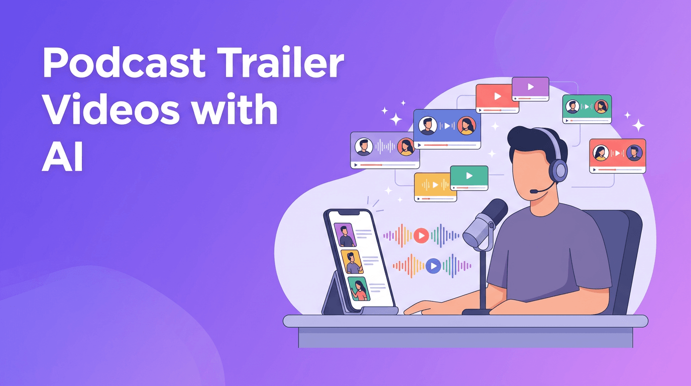 Podcast Trailer Videos: A Lean AI Launch System for Weekly Growth