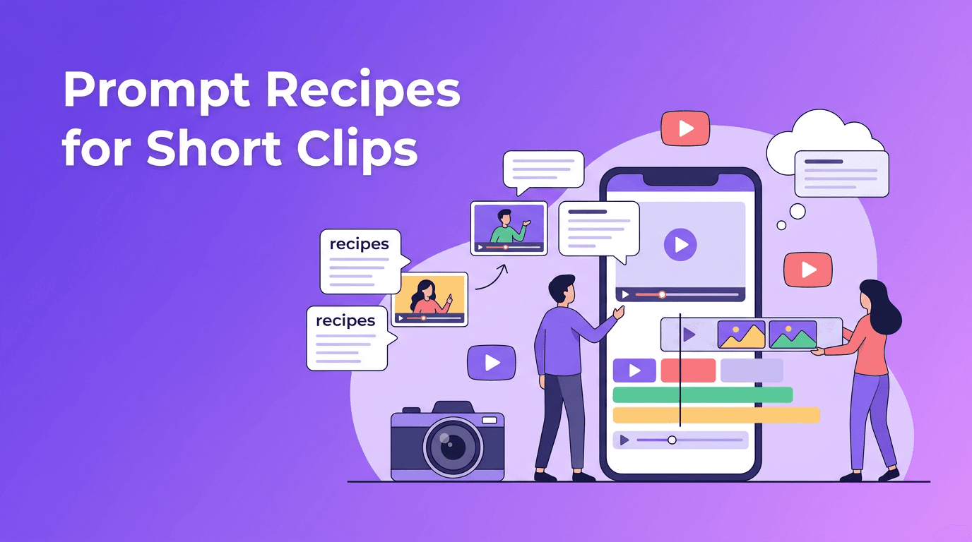 Prompt Recipes for Short-Form Clips: A Beginner's Guide to prompt driven video