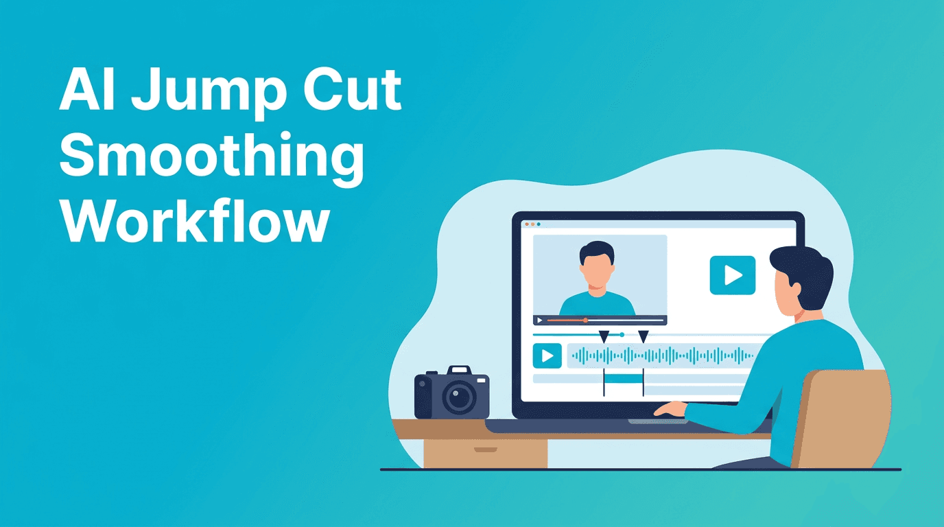 AI Jump Cut Smoothing for Talking-Head Videos: A Faster Edit Workflow