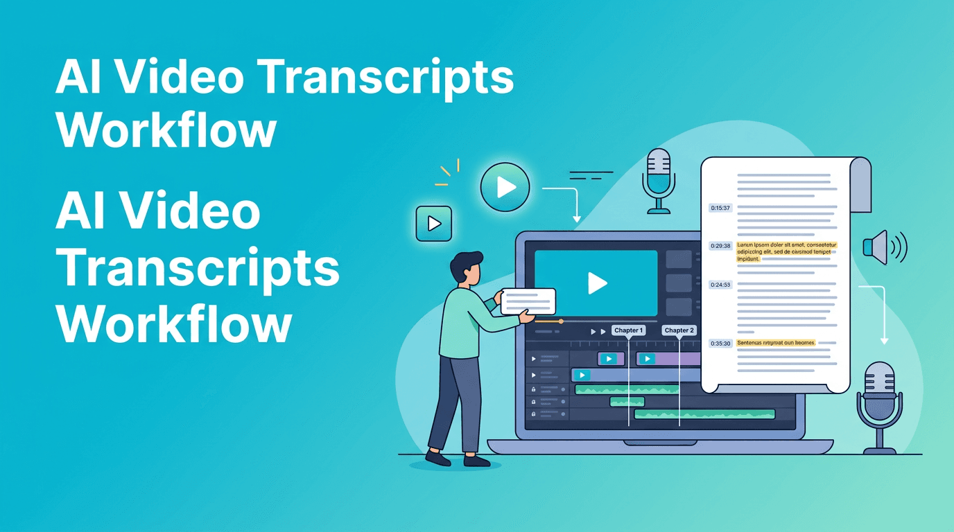 AI Video Transcripts for YouTube Chapters: A Faster Workflow for Searchable Long-Form Content