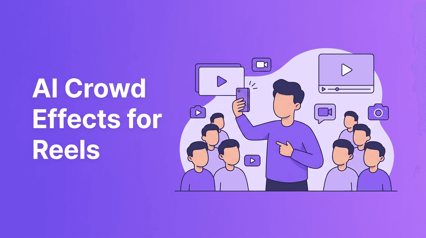 AI Crowd Effects for Reels: How Creators Fake Packed Scenes Without Extras