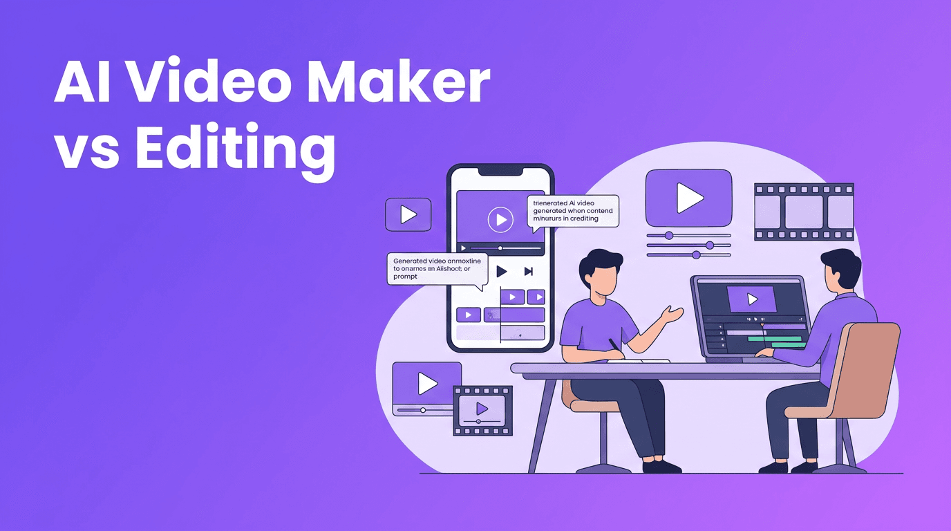 AI Video Maker vs Traditional Editing: What Creators Should Know