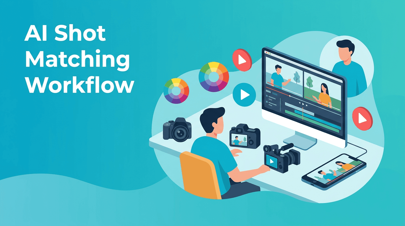 AI Shot Matching for Multi-Camera YouTube Edits: A Faster Color Consistency Workflow
