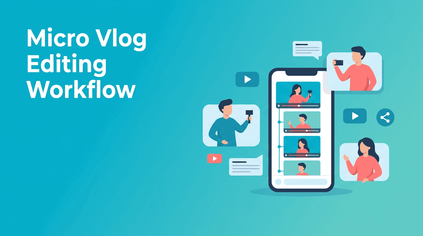 Micro Vlog Editing Workflow: A Fast Creator System for TikTok, Reels, and Shorts