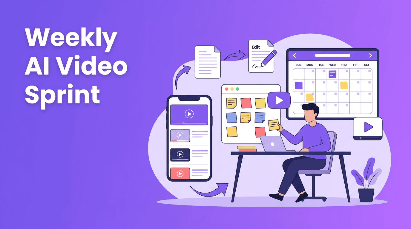 AI Creative Operations for Founder-Led Brands: Build a Weekly Video Sprint That Actually Ships