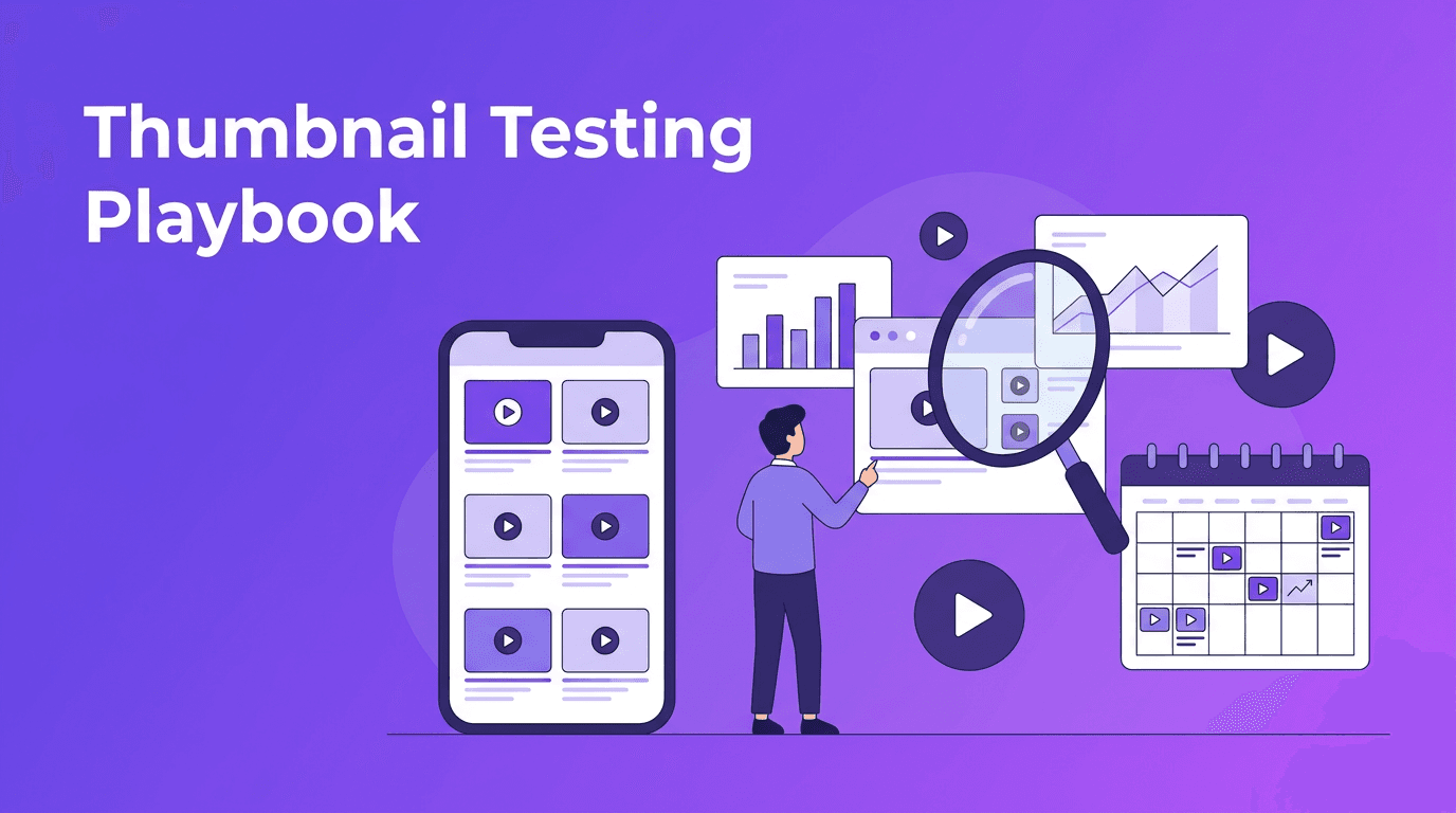 Video Thumbnail Testing for Social Teams: A Data-Led Playbook for Higher Scroll Stop Rates