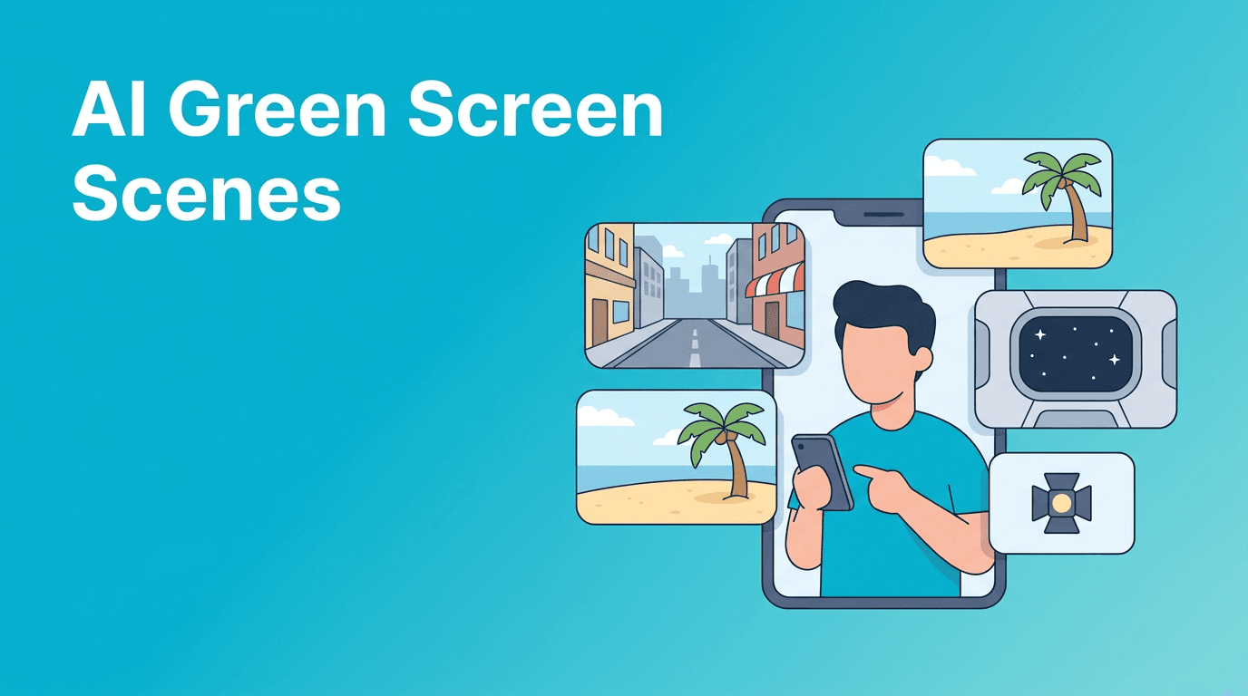 AI Green Screen Scenes for Reels: Build Impossible Locations Without a Studio
