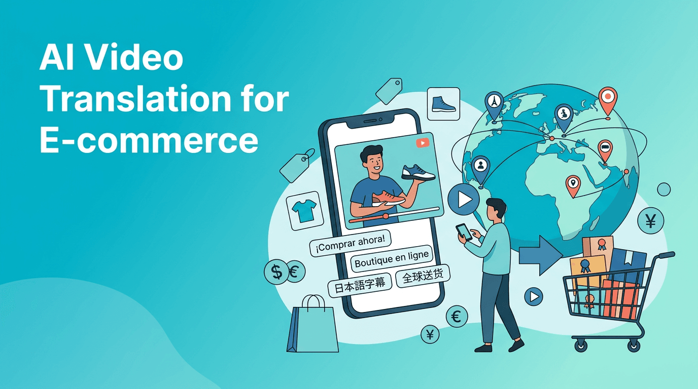 AI Video Translation for Global E-commerce: Sell in More Markets Without Reshoots