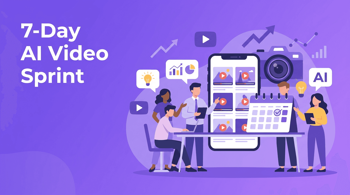 AI Video Sprints for Social Teams: A 7-Day Batch Workflow That Scales