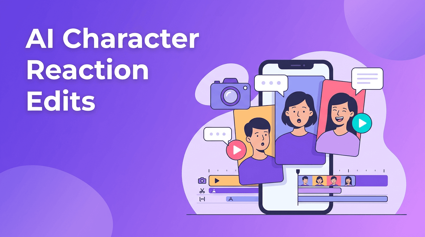 AI Character Reaction Edits for Shorts: A Fast Format Creators Can Scale