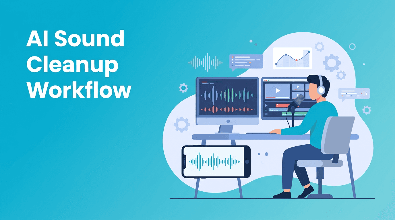 AI Sound Cleanup for Video: A Faster Workflow Than Manual Audio Fixes